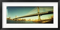 Brooklyn Bridge In Front of Manhattan Fine Art Print