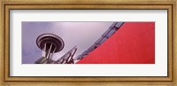 Low angle view of a tower (horizontal), Space Needle, Seattle, Washington State Fine Art Print