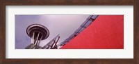 Low angle view of a tower (horizontal), Space Needle, Seattle, Washington State Fine Art Print