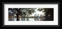Lake Eola, Orlando, Florida (black & white) Fine Art Print