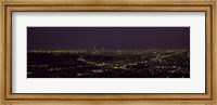High angle view of a cityscape, Los Angeles, California, USA Fine Art Print