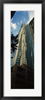 Low angle view of an apartment, Wall Street, Lower Manhattan, Manhattan, New York City, New York State, USA Fine Art Print