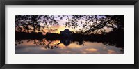 Memorial at the waterfront, Jefferson Memorial, Tidal Basin, Potomac River, Washington DC Fine Art Print