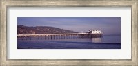 Pier over an ocean, Malibu Pier, Malibu, Los Angeles County, California, USA Fine Art Print