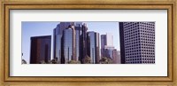 Reflections in Los Angeles skyscrapers, Los Angeles County, California, USA Fine Art Print