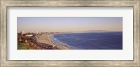 City at the waterfront, Santa Monica, Los Angeles County, California, USA Fine Art Print