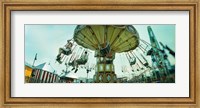 Tourists riding on an amusement park ride, Lynn's Trapeze, Luna Park, Coney Island, Brooklyn, New York City, New York State, USA Fine Art Print