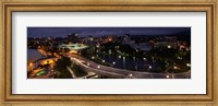 High angle view of a city, Big Spring Park, Huntsville, Madison County, Alabama, USA Fine Art Print
