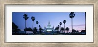 Oakland Temple at dusk, Oakland, California Fine Art Print