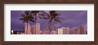 Buildings in a city, Honolulu, Oahu, Honolulu County, Hawaii, USA 2010 Fine Art Print