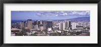 High angle view of a city, Honolulu, Oahu, Honolulu County, Hawaii, USA 2010 Fine Art Print