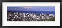 Honolulu skyline, Oahu, Honolulu County, Hawaii, USA 2010 Fine Art Print