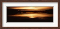 Reflection of clouds in a lake at sunset, Loch Raven Reservoir, Lutherville-Timonium, Baltimore County, Maryland Fine Art Print
