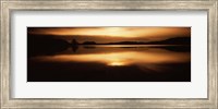 Reflection of clouds in a lake at sunset, Loch Raven Reservoir, Lutherville-Timonium, Baltimore County, Maryland Fine Art Print