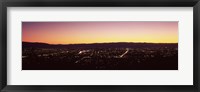 City lit up at dusk, Silicon Valley, San Jose, Santa Clara County, San Francisco Bay, California Fine Art Print