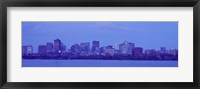 Skyscrapers at the waterfront, Charles River, Boston, Suffolk County, Massachusetts, USA Fine Art Print