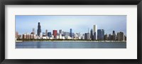 Skyscrapers at the waterfront, Lake Michigan, Chicago, Cook County, Illinois, USA 2011 Fine Art Print