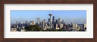 Seattle city skyline and downtown financial building, King County, Washington State, USA 2010 Fine Art Print