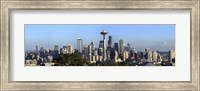 Seattle city skyline and downtown financial building, King County, Washington State, USA 2010 Fine Art Print