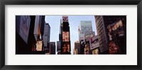 Low angle view of buildings, Times Square, Manhattan, New York City, New York State, USA 2011 Fine Art Print