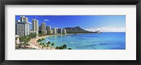 Diamond Head, Waikiki Beach, Oahu, Honolulu, Hawaii Fine Art Print