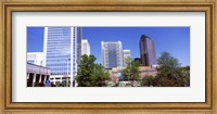 Downtown modern buildings in a city, Charlotte, Mecklenburg County, North Carolina, USA 2011 Fine Art Print