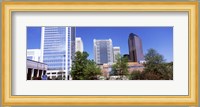 Downtown modern buildings in a city, Charlotte, Mecklenburg County, North Carolina, USA 2011 Fine Art Print