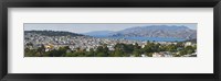 High angle view of a city, Richmond District, Lincoln Park, San Francisco, California, USA Fine Art Print
