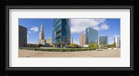 Modern buildings in a city, Hartford, Connecticut, USA 2011 Fine Art Print