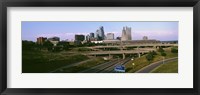 Highway interchange, Kansas City, Missouri, USA Fine Art Print