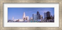 Low angle view of downtown Kansas City Fine Art Print