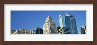 Close up of buildings in Downtown Kansas City, Missouri Fine Art Print