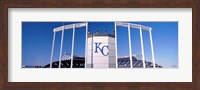 Baseball stadium, Kauffman Stadium, Kansas City, Missouri, USA Fine Art Print