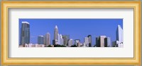 City skyline, Charlotte, Mecklenburg County, North Carolina, USA Fine Art Print