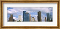 Low angle view of skyscrapers, Houston, Texas, USA Fine Art Print