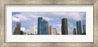 Low angle view of skyscrapers, Houston, Texas, USA Fine Art Print