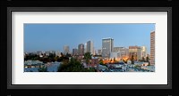Skyline at dawn, Oakland, California, USA Fine Art Print