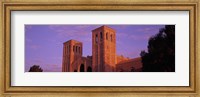 Low angle view of Royce Hall at university campus, University of California, Los Angeles, California, USA Fine Art Print