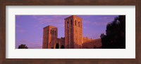 Low angle view of Royce Hall at university campus, University of California, Los Angeles, California, USA Fine Art Print