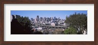 Skyline with Highway Overpass, San Francisco Fine Art Print