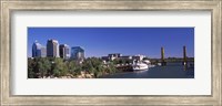 Downtown and Tower Bridge, Sacramento, CA, USA Fine Art Print