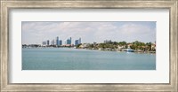 Buildings at the waterfront, Miami, Florida, USA (daytime) Fine Art Print