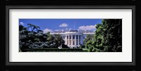 Facade of the government building, White House, Washington DC, USA Fine Art Print