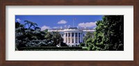 Facade of the government building, White House, Washington DC, USA Fine Art Print