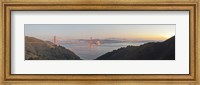 Goden Gate Bridge view from Hawk Hill, San Francisco, Califorina Fine Art Print