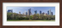 Trees in a park, Central Park South, Central Park, Manhattan, New York City, New York State, USA Fine Art Print