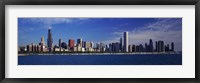 Chicago Skyline from Lake Michigan Fine Art Print