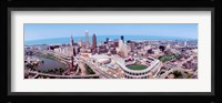 Aerial View Of Jacobs Field, Cleveland, Ohio, USA Fine Art Print