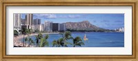 Waikiki Beach, Honolulu, Hawaii, USA Fine Art Print