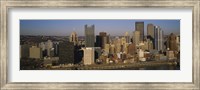 High angle view of buildings in a city, Pittsburgh, Pennsylvania, USA Fine Art Print